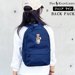 ポロ ラルフローレン ジュニア キッズ リュック バッグ 9AR173 ネイビー ベアデザイン リュックサック 通学 習い事 遠足 POLO RALPH LAUREN ab-61015