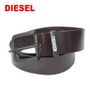 ディーゼル ベルト（メンズ） ＊DIESEL ディーゼル ベルト X07901 PR227 T2189 ブラウン BROWN B-CASTEL II レザー 牛革 メンズ ab-440600