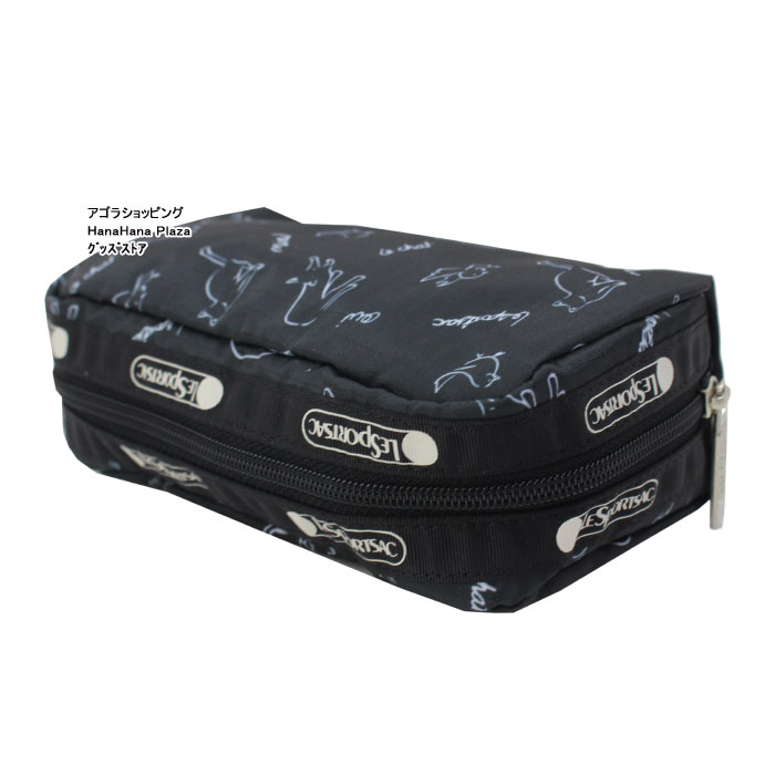 【ネコポス可】レスポートサック ポーチ 6511 E425 CAT & FINCH LeSportsac レクタングラー コスメティック RECTANGULAR COSMETIC 化粧ポーチ コスメポーチ メイクポーチ ab-432900