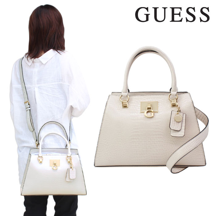 ゲス バッグ CS787507 STONE STEPHI 2way ショルダーバッグ トートバッグ バック クロコ型押し GUESS ab-437300