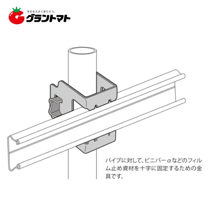 NEWパイプ止金具 19mm 500個(10個×50セット) ケース販売 ビニペットとパイプをクロ...