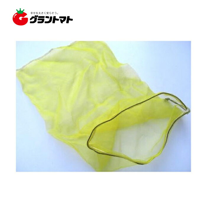 種籾ネット 黄色 500枚入り(10枚×50束) 約40×65cm シンセイ