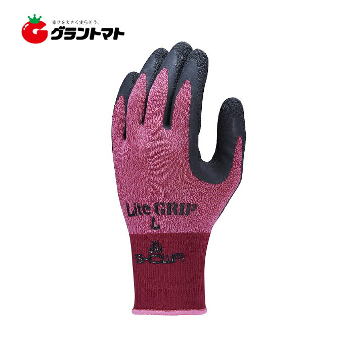 樂天商城 - ライトグリップ No.341 レッド Sサイズ 120双 天然ゴム手袋 ショーワグローブ