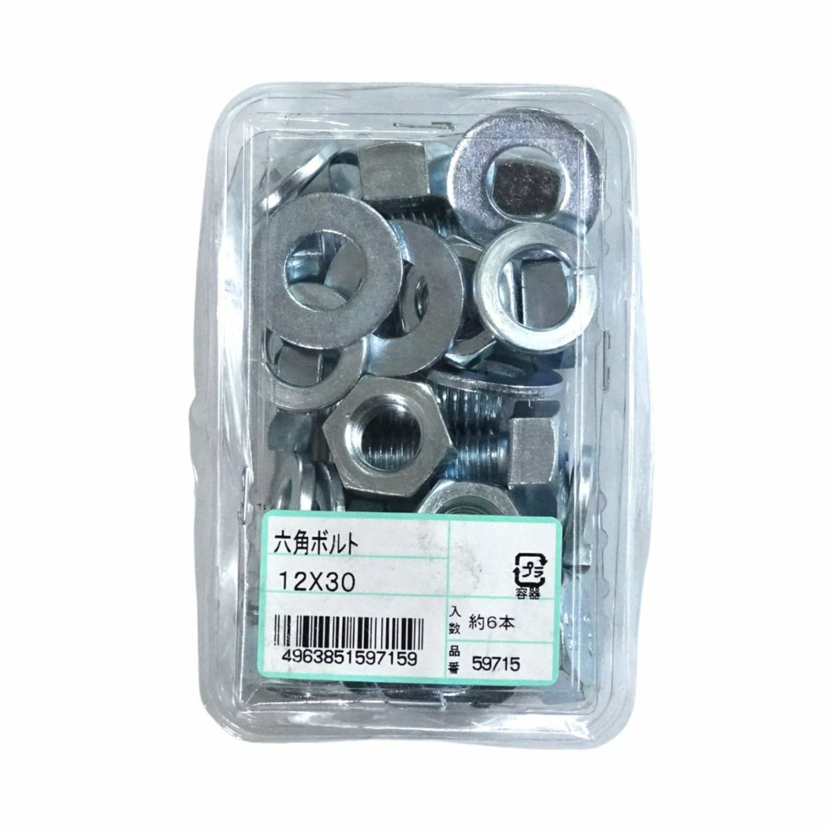 乐天商城 - ユニクロ　六角ボルト　12x30　59715　ユタカ産業