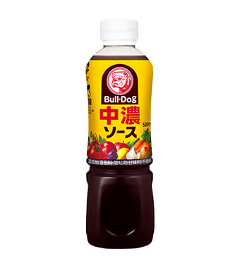 【ケース販売】 ブルドック 中濃ソース 500ml　20本入り【送料無料】 agri-support-10034070 グラントマト 楽天市場店 サンプル画像2