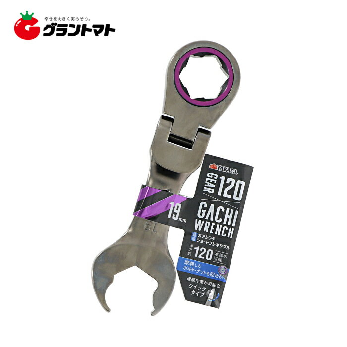 【在庫限りアウトレット】TAKAGI ガチレンチショートフレキシブル 19mm 高儀
