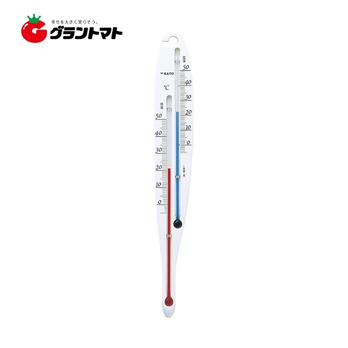 S型地温気温計 No.0540-00 -5〜50℃ 佐藤計量器製作所