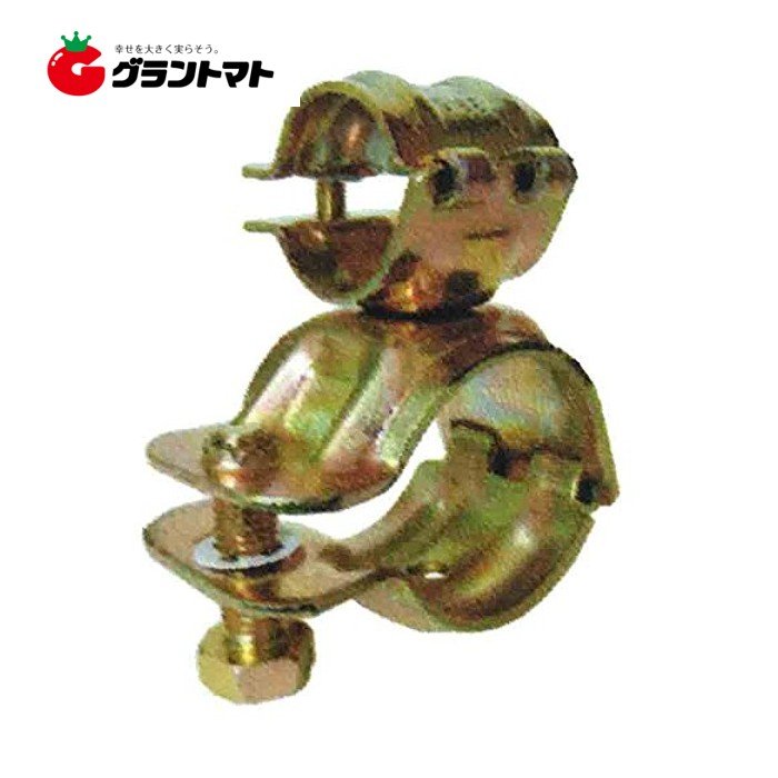 パイプくめーる 25.4mmx25.4mm 首振 J1009 単管パイプ用クランプ