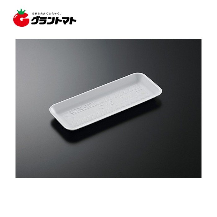 トレーCS25-10B (C-5新) 100枚入り 中央化学【在庫限り】