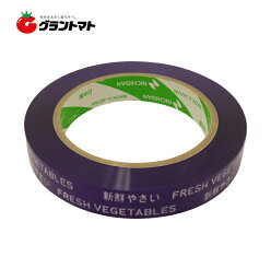 たばねらテープ 640-VPS AV-20 野菜用 20mm×100m 紫地に白文字　野菜結束用テープ　ニチバン