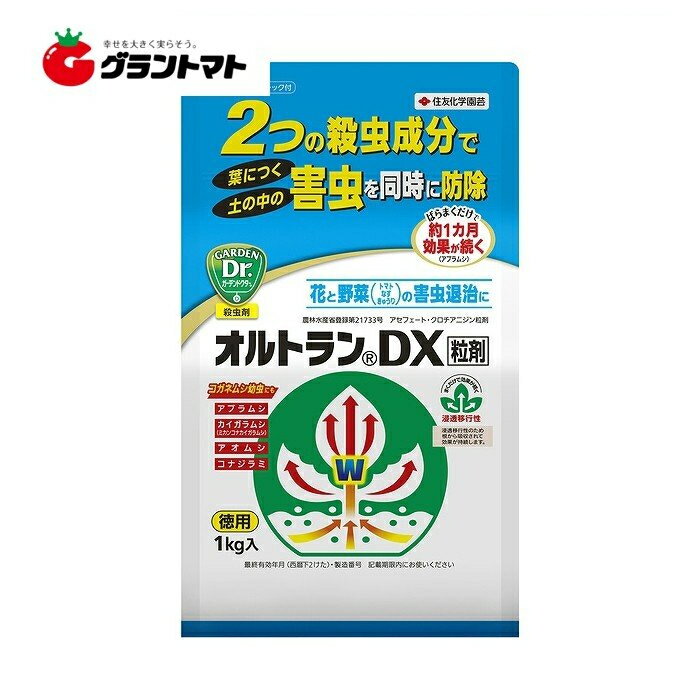 オルトランDX粒剤 1kg Wの浸透移行性殺虫剤 住友化学園芸