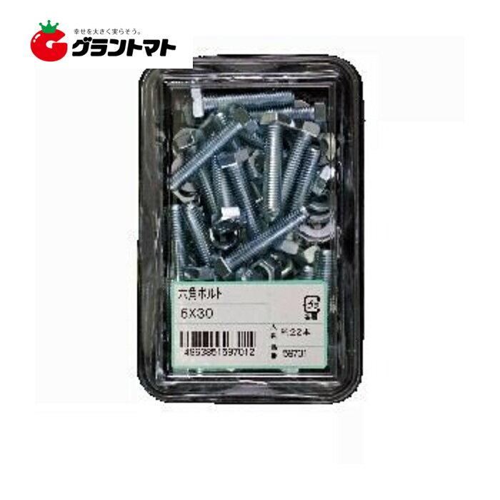 乐天商城 - ユニクロ　六角ボルト　6×30　59701　ユタカ産業