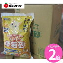 マラソン期間中P2倍 ミィちゃんの猫砂 2穴タイプ 7L 箱売り 6個いり おから系のネコのトイレの砂 エコクリーン