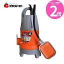 マラソン期間中P2倍 簡易汚物用水中ポンプ YK-532A 32mm 50Hz 自動運転型 工進