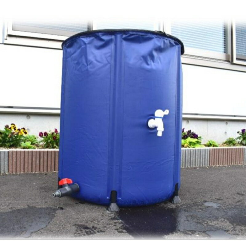 【在庫限り特価品】折りたたみ式水タンク100L 貯水タンク 雨水 災害対策 シンセイ