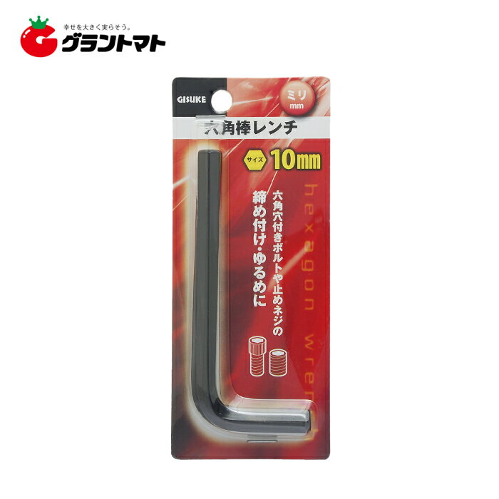 乐天商城 - GISUKE　六角棒レンチ　ミリ　　　10．0mm高儀