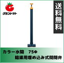 マラソン期間中P2倍 タキロン カラー水閘(VU) 75mm【コルゲート管 水甲】