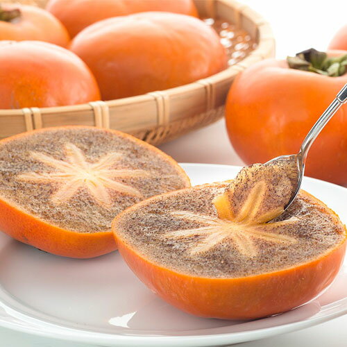 【10月下旬～11月下旬出荷予定】紀の川柿　秀品　3L〜2Lサイズ　8〜9玉　化粧箱入※サイズ指定はご容赦ください※お届け予定：10月下旬〜11月下旬TBSの「この差って何ですか？」で紹介された希少価値の高い柿と同じ渋抜き方法です。のサムネイル