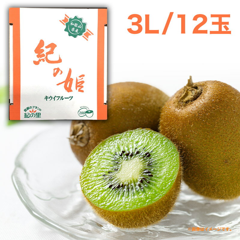 キウイフルーツ「紀の姫」（3L、12玉）【送料無料】小さな果実に栄養がぎっしり
