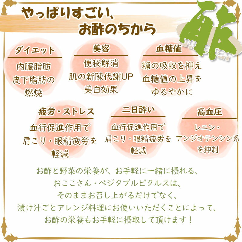 ピクルス 漬物 ベジタブルピクルス 6種から選べる2種 福島県産 果物 長久保食品 送料無料 メール便 NP [選べる野菜ピクルス2袋 BS] 3