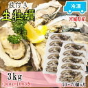 牡蠣 瞬間冷凍 国産 宮城県産 3kg 50～70個入り (300g×10パック) 加熱用生牡蠣 お試し 冷凍 お取り寄せ おうちグルメ 肉厚 時短 送料無料 殻付き 大容量 業務用 レンジでチン 加熱用生牡蠣10袋 宮城県産 ship-sd