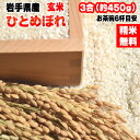 米 お米 ひとめぼれ 450g 3合 令和5年産 岩手県産 お米 白米 無洗米 分づき 玄米 お好み精米 送料無料 当日精米 お試し ポイント消化 真空パック メール便 YP