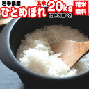 米 玄米 20kg ひとめぼれ 10kg×2袋 令和5年産 岩手県産 精米無料 白米 無洗米 当日精米