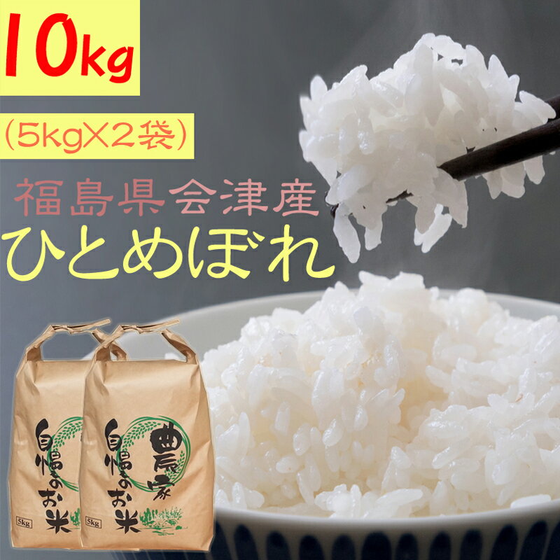 米 玄米 10kg 会津 ひとめぼれ 5kg×2袋 令和2年産 福島県産 精米無料 白米 無洗米 分づき 当日精米 送料無料