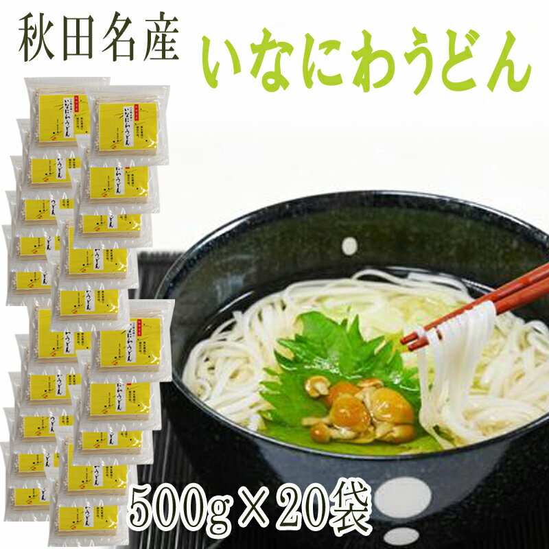 稲庭うどん 10kg(500g×20袋) 訳あり 切り落とし 切下 秋田名産 手作り送料無料 いなにわうどん 稲庭饂飩 [稲庭うどん切下20袋] 即送