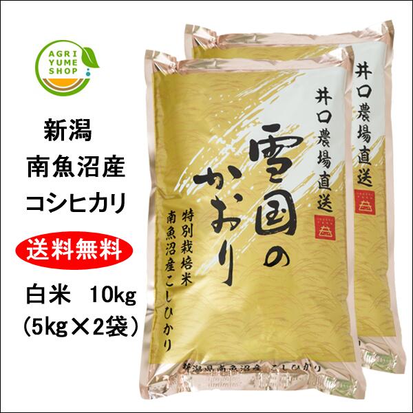 商品名 南魚沼産　コシヒカリ 内容量 5kg×2袋 年産 令和5年産 精米年月日 米袋に記載 宅配便 ヤマト運輸通常便 この商品は産地直送の為、お届け期日指定不可、同梱不可、メッセージカード不可、ラッピング不可となります。商品ごとに発送場所が異なる為、別の商品を一緒にご注文の場合、商品毎に送料がかかる場合があります。 農産物は成りものですので、天候次第で収穫の遅早があり、商品の早着、遅着があります。また、美味しい時を見極めて発送するため、配達日の指定はできません。※配送時間帯のご希望は受け付けております。 クレジット決済手数料無料 コンビニ決済セブンイレブン/その他 銀行振込 楽天銀行 楽天市場支店 普通 1024623 配送料 送料無料 　　沖縄県へのお届けの場合、別途2000円かかります。ご注文後追加させていただきます。 ■ 銀行振込の方 金融機関が発行する振込明細をもって領収書にかえさせて頂きます。 ■ 銀行振込以外の決済方法をご利用の方 当店ではペーパーレス及び迅速な領収書発行のため、お客様ご自身で領収書を発行手配して頂くことができる専用のWEB発行システムを導入致しました。ご理解の程、何卒宜しくお願い致します。 ＞＞詳しくはこちらへ