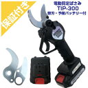 【プレミア保証付き】シンセイ 充電式 枝切ばさみ TIP-300 替刃 予備バッテリー付