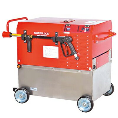スーパー工業 高圧洗浄機 モーター式200V水タンク付 高耐久型 SCR-3005-60