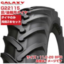 (在庫確認後発送手配) トラクタータイヤ (11.2-28 8PR) GALAXY BIAS R-1トラクター用 前輪・後輪 バイアスタイヤ チューブタイプ 2...