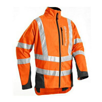 【ハスクバーナ】 フォレストジャケット クラシック2 【C-2】 ハイビズ サイズ58 【XL】 【胸囲：116〜124cm】 【596304658】