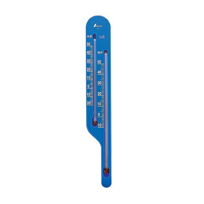 シンワ測定 地温計 O-4　地温気温計　ブルー