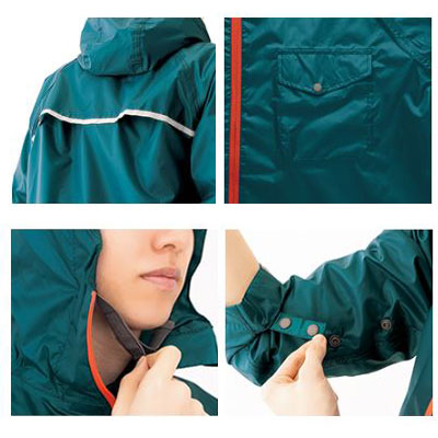 アイトス レインスーツ (男女兼用) (AS-7100) 56207 ネイビー L