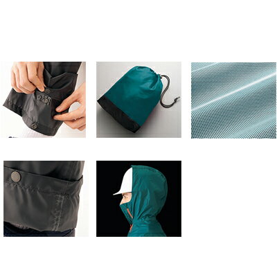 アイトス レインスーツ (男女兼用) (AS-7100) 56207 ネイビー L