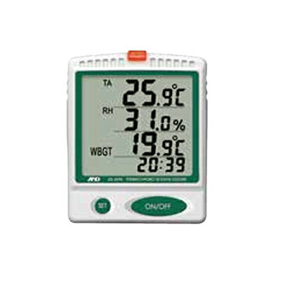 A&D エー・アンド・デイ 熱中症指数モニター AD-5696 温湿度SDデータロガー（記録計） 熱中症指数計温..