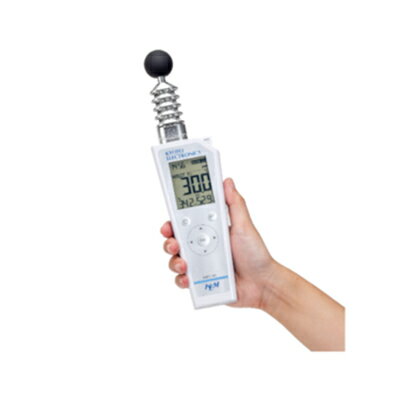 KEM 京都電子工業 ポータブル 熱中症指標計 WBGT-301plus (スポーツ 学校 一般) ハンディタイプ 高精度..