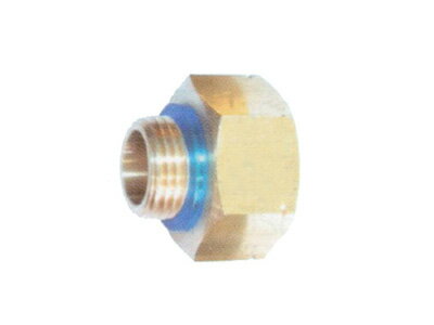 【永田】異径金具 SW16オス×G1/2メス【継手・配管部品・ジョイント真鍮製】