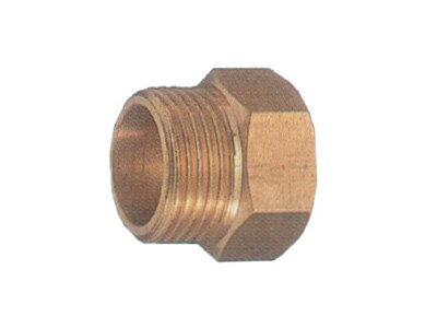 【永田】異径金具 SW28オス×SW32メス【継手・配管部品・ジョイント真鍮製】