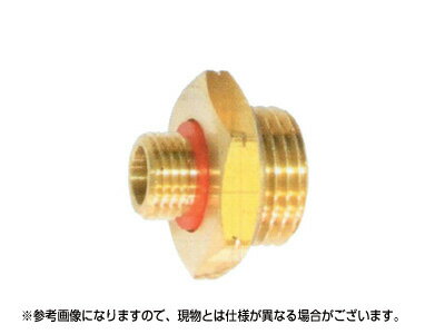 【永田】異径ニップル金具 G1/4オス×SW25オス【継手・配管部品・ジョイント真鍮製】