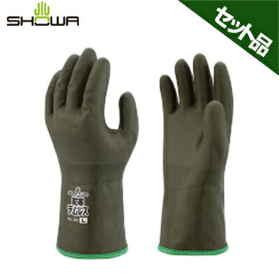 ショーワグローブ 手袋 防寒テムレス L No.282 -L オリーブグリーン x 5セット 透湿防水 裏起毛 登山 バイク スキー アウトドア 洗車 雪かき ...