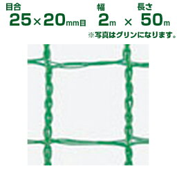 ダイオ化成 防鳥・防獣ネット ダイオネット 2520 緑 25×20mm目 2m×50m (農業用)(農業資材)(農園)(園芸)(家庭菜園)(代引不可)