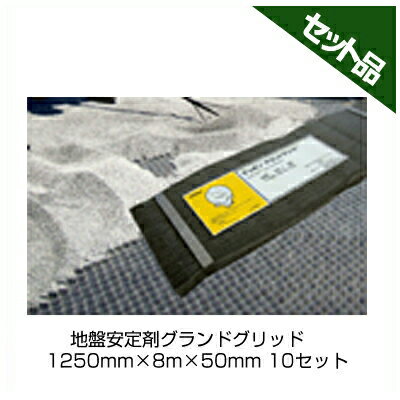 デュポン 地盤安定材 グランドグリッド 1250mm X 8m X H50mm 10個 ザバーン を素材にしたハニカム構造材 ガーデニング ランドスケープ 造園