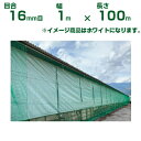 【個人宅配送OK】日本ワイドクロス アニマルネット N16 ホワイト 16mm目 1m×100m (農業用)(園芸用)(防獣ネット)(農業資材)(家庭菜園)(農...