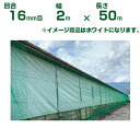 【個人宅配送OK】日本ワイドクロス アニマルネット N16 ホワイト 16mm目 2m×50m (農業用)(園芸用)(防獣ネット)(農業資材)(家庭菜園)(農園...