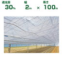 【個人宅配送OK】日本ワイドクロス 遮光ネット スリムホワイト 30 遮光率約30% 2m×100m (農業用 植物 畑 庭 育苗 園芸 遮熱 トンネル 茄子 人参 ネギ ハウス 日よけ みょうが メロン 野菜 蘭 りんご レタス 露地 ガーデニング 牛舎 椎茸 デュポンダイベック 白 200cm)
