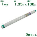 【個人宅配送OK】シンセイ 防虫ネット 目合1mm目 1.35m×100m 2本セット (農業用 園芸用 家庭菜園 ガーデニング 農業資材 防虫網 虫除けネット...