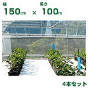 小泉製麻 高反射 虫フラッとシート 白x白 150cm X 100m 4本入 ハウス周囲